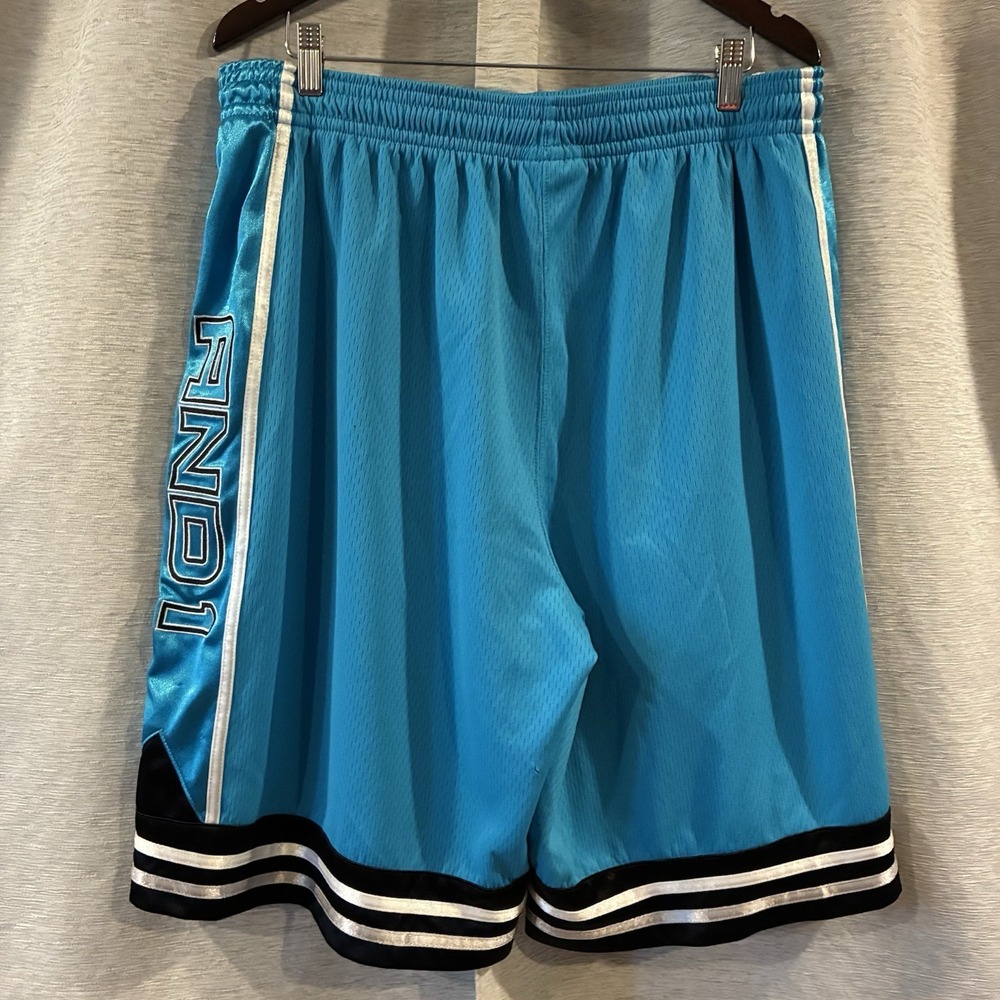 Vintage Y2K And1 Mens Shorts Basketball Baggy Shimmer Shiny Size 2XL - Picture 4 of 9